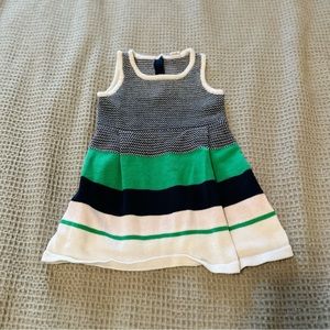 Janie and Jack. Color Block Sweater Tank Dress Size 12 to 18 Month